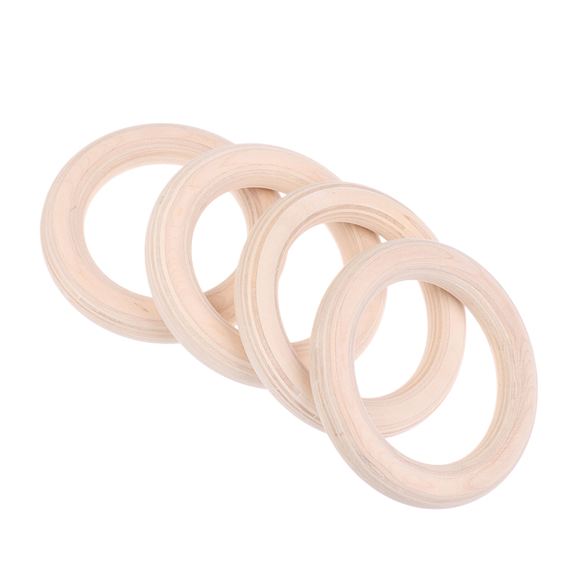 Gymnastic Ring Wood - ●2Pcs/Pairs Wooden Ring Portable Crossfit Gymnastics