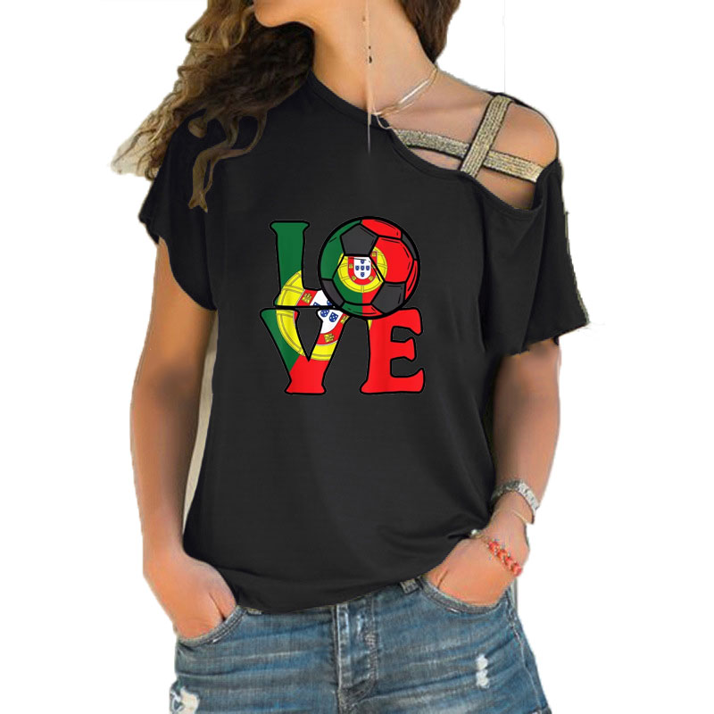 Crossfit Accessories - Women Loose Slash Neck T Shirt
