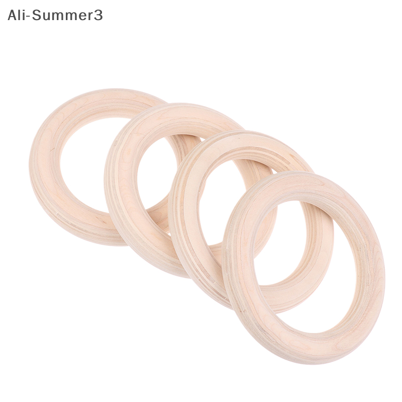 Gymnastic Ring Wood - 2Pcs/Pairs Wooden Ring Portable Crossfit Gymnastics