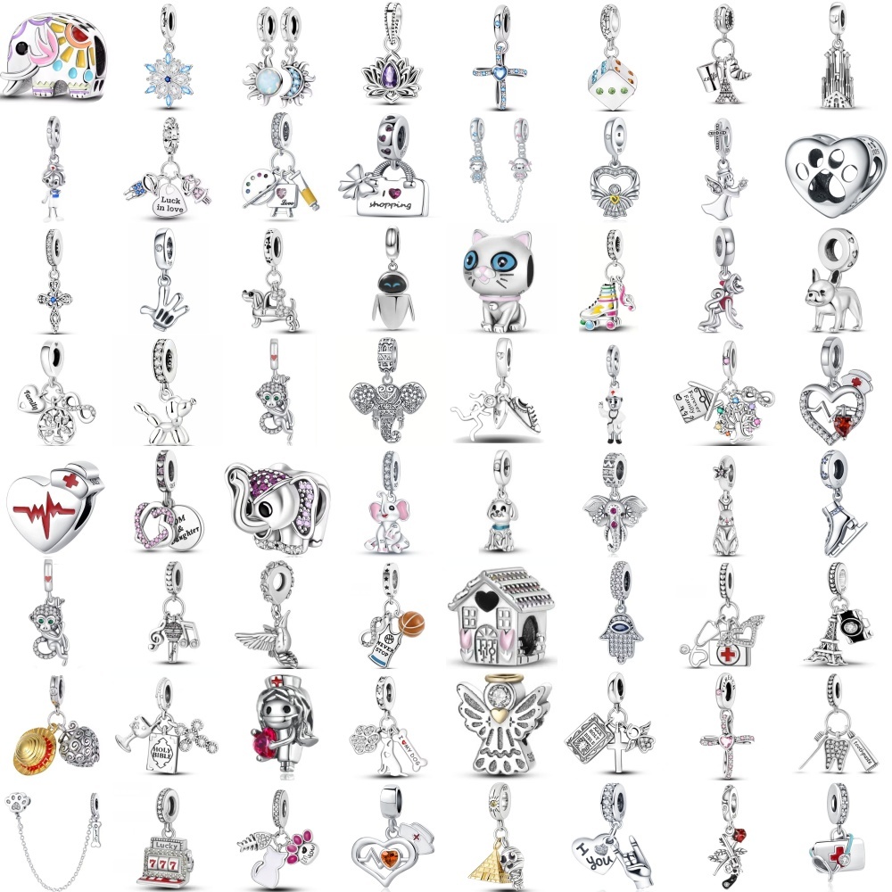 Crossfit Accessories - 2026 Hot Selling 925 Silver,Elephant,Cat,Nurse Bead