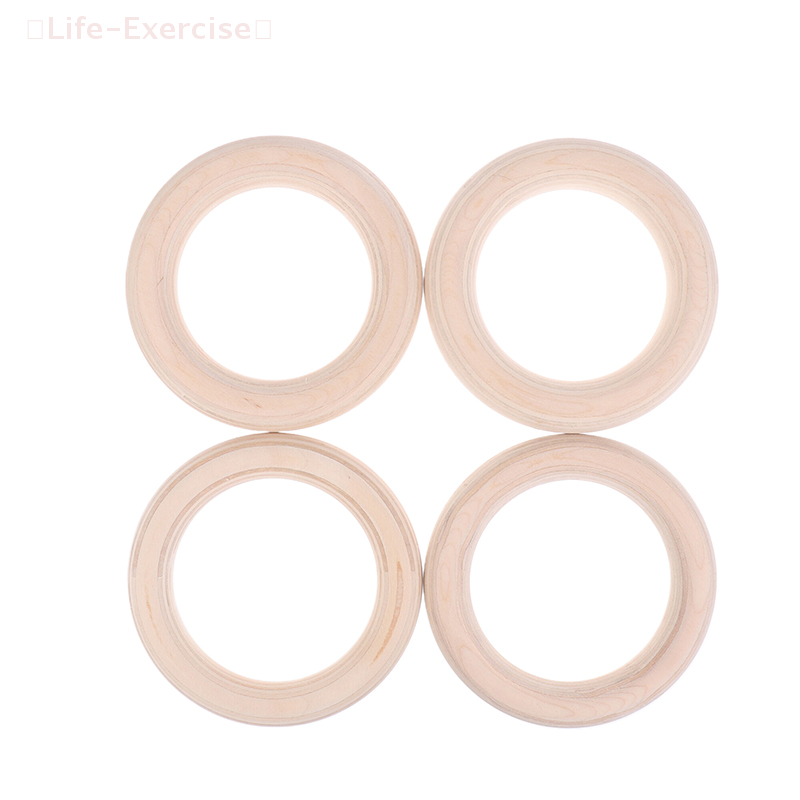 2Pcs/Pairs Wooden Ring Portabl - Gymnastic Ring Wood ulasan dan harga