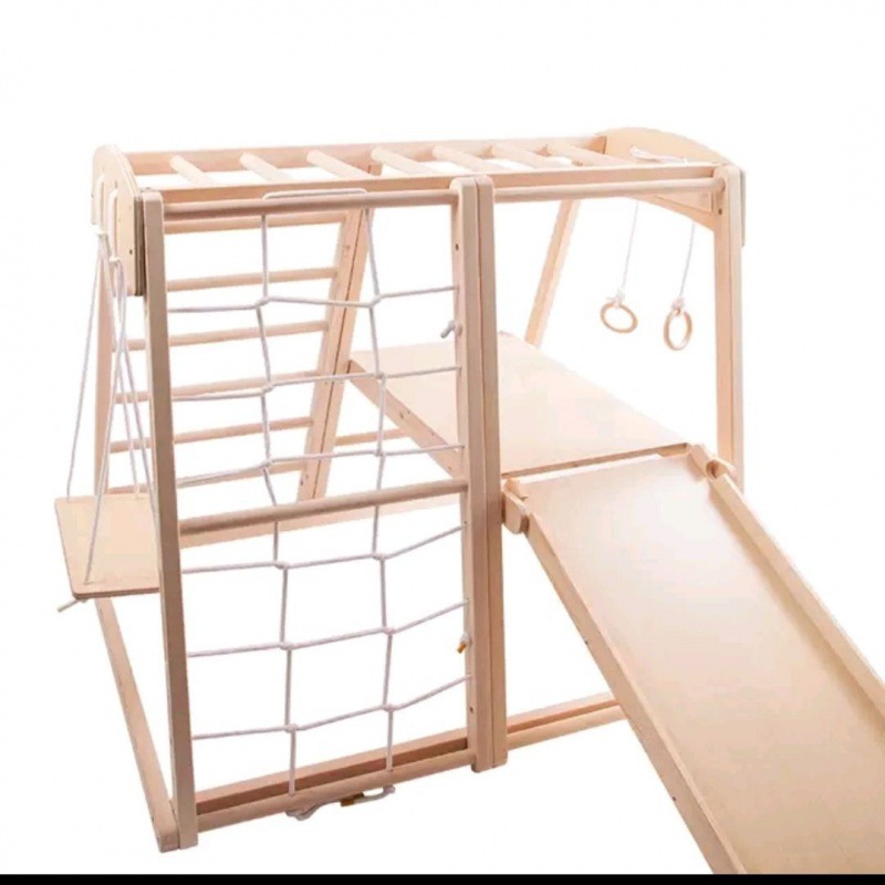 Indoor Playground Montessori B - Gymnastic Ring Wood ulasan dan harga