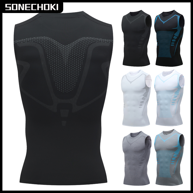 Compression Tank Top Men Gym S - Crossfit Vest ulasan dan harga