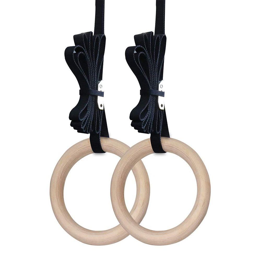 28/32MM Fitness Wooden Gymnast - Gymnastic Ring Wood ulasan dan harga