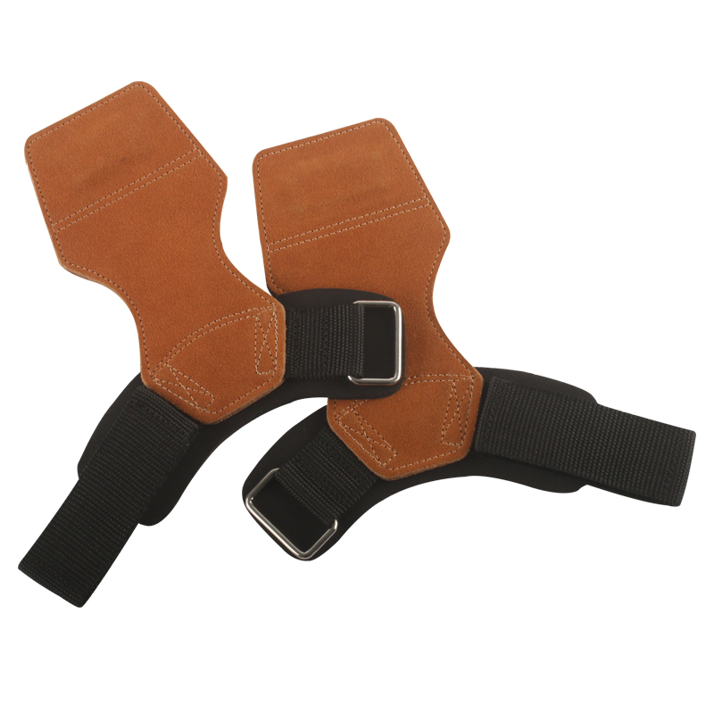 Thick Leather Weight Lifting G - Crossfit Lifting Gear ulasan dan harga