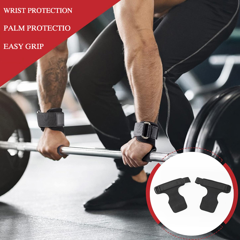 Thick Leather Weight Lifting G - Crossfit Lifting Gear ulasan dan harga