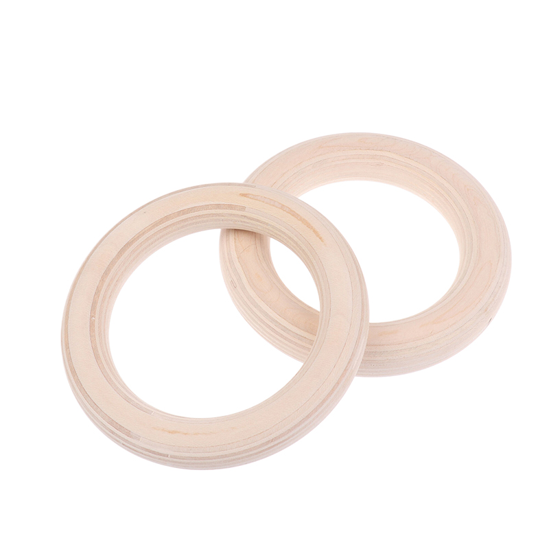 2Pcs/Pairs Wooden Ring Portabl - Gymnastic Ring Wood ulasan dan harga