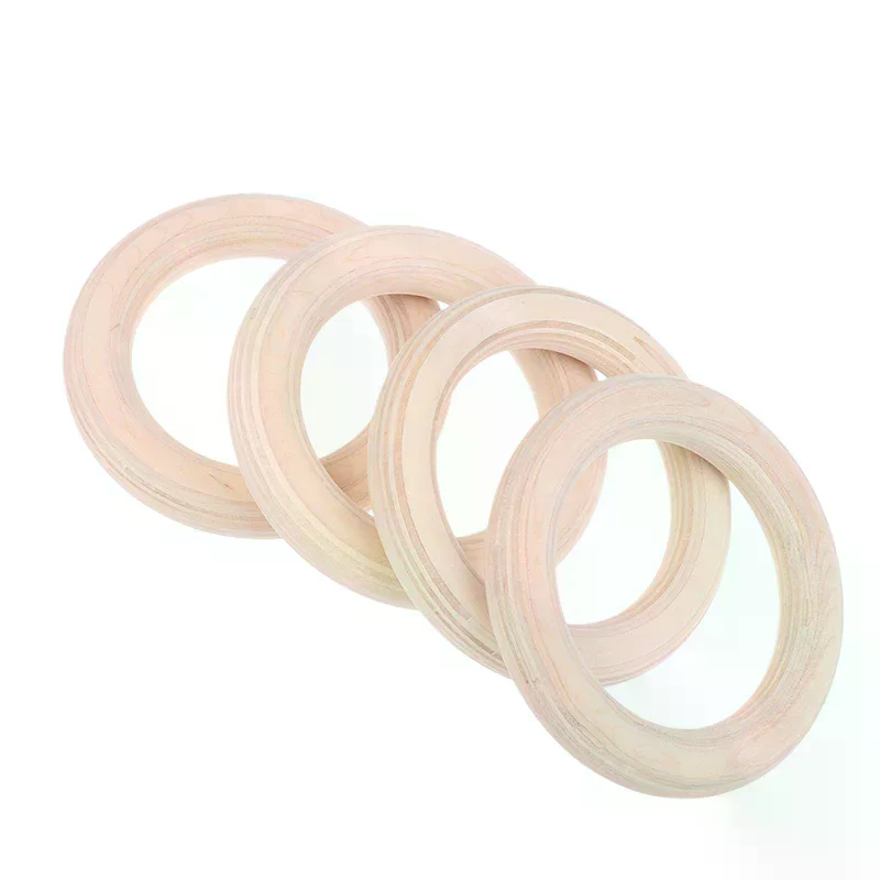 2Pcs Wooden Ring Portable Cros - Gymnastic Ring Wood ulasan dan harga