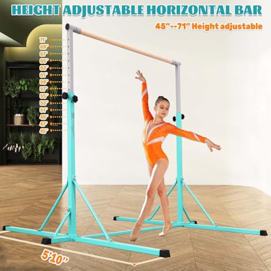 Gymnastics Bar for home gym tr - Gymnastic Ring Wood ulasan dan harga