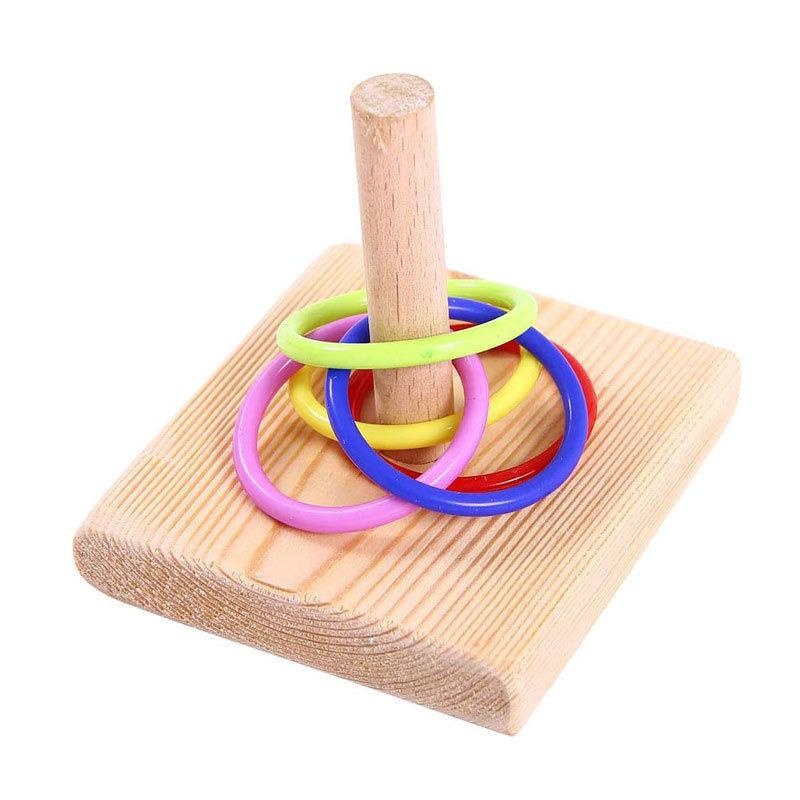 Bird Training Ring Toy Parrot  - Gymnastic Ring Wood ulasan dan harga