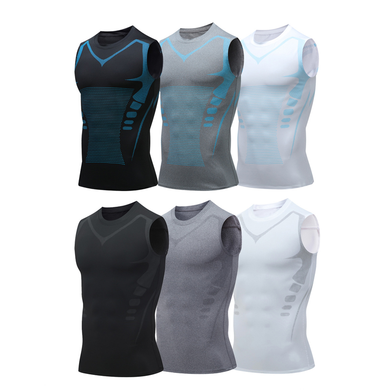 Mans Compression Tank Top Men  - Crossfit Vest ulasan dan harga